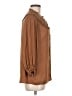 Democracy 100% Polyester Brown Long Sleeve Blouse Size M - photo 4