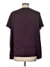 Torrid Burgundy Short Sleeve Blouse Size Lg Plus (0) - photo 2