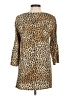 Chico's Animal Print Tan 3/4 Sleeve Blouse Size Med (1) - photo 2