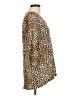 Chico's Animal Print Tan 3/4 Sleeve Blouse Size Med (1) - photo 4