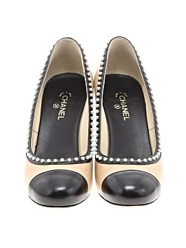 Chanel Leather Pearl-studded Heels (view 2)