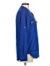 Calvin Klein 100% Polyester Blue Long Sleeve Blouse Size S - photo 4