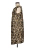 mark. 100% Polyester Print Brown Casual Dress Size M - photo 5