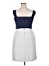 AB Studio 100% Cotton Color Block Gray Casual Dress Size 14 - photo 2