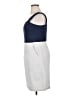 AB Studio 100% Cotton Color Block Gray Casual Dress Size 14 - photo 5