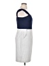 AB Studio 100% Cotton Color Block Gray Casual Dress Size 14 - photo 4