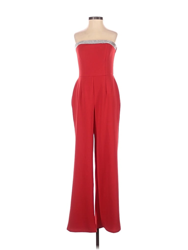Pre-owned Crystal Doll Jumpsuit In Red