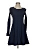 E by Eloise Solid Blue Casual Dress Size S - photo 1