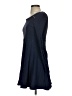 E by Eloise Solid Blue Casual Dress Size S - photo 5