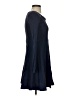 E by Eloise Solid Blue Casual Dress Size S - photo 4