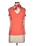 Evan Picone 100% Polyester Orange Sleeveless T-Shirt Size L - photo 1