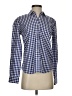 UNTUCKit 100% Cotton Checkered-gingham Blue Long Sleeve Button-Down Shirt Size 2 - photo 1