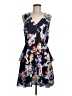 Adelyn Rae 100% Polyester Floral Blue Cocktail Dress Size M - photo 1