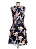 Adelyn Rae 100% Polyester Floral Blue Cocktail Dress Size M - photo 2