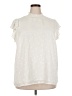 chic soul (chicsoul.com) 100% Polyester Ivory Sleeveless Blouse Size 1X - photo 1