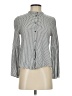 Madewell Checkered-gingham Silver Long Sleeve Blouse Size XS - photo 1