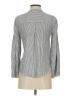 Madewell Checkered-gingham Silver Long Sleeve Blouse Size XS - photo 2