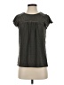 Adrianna Papell Gray Short Sleeve Top Size XS - photo 1