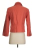 Talbots 100% Cotton Solid Tweed Orange Jacket Size 2 - photo 2