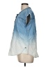 Nine West Blue Short Sleeve Blouse Size M - photo 5