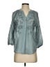 Ember 100% Polyester Teal 3/4 Sleeve Blouse Size S - photo 1