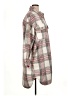 Scoop 100% Polyester Plaid Gray Coat Size XL - photo 4