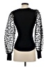 Entro Animal Print Black Cardigan Size S - photo 2