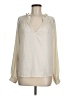 Gap 100% Polyester Ivory Long Sleeve Blouse Size M - photo 1