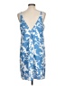 Pinch 100% Polyester Print Blue Cocktail Dress Size L - photo 2