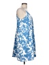Pinch 100% Polyester Print Blue Cocktail Dress Size L - photo 4