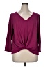 Status by Chenault Burgundy Pink 3/4 Sleeve Top Size XL (estimated) - photo 1