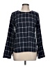 Les Amis 100% Cotton Black Long Sleeve Blouse Size L - photo 1