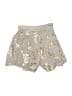Lucy In The Sky 100% Polyester Metallic Gold Shorts Size XS - photo 1