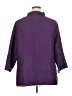 Unbranded Purple 3/4 Sleeve Button-Down Shirt Size XXL (estimated) - photo 2