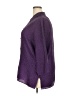 Unbranded Purple 3/4 Sleeve Button-Down Shirt Size XXL (estimated) - photo 5