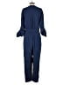 Madewell 100% Cotton Solid Blue Jumpsuit Size 6 - photo 2