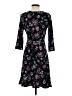 Leota Floral Black Casual Dress Size S (petite) - photo 2