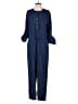 Madewell 100% Cotton Solid Blue Jumpsuit Size 6 - photo 1