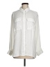 Vince Camuto 100% Polyester Solid Ivory Long Sleeve Blouse Size M - photo 1