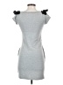 Mystree Solid Gray Casual Dress Size S - photo 2