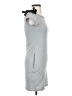 Mystree Solid Gray Casual Dress Size S - photo 4