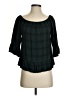 BB Dakota 100% Rayon Green 3/4 Sleeve Blouse Size S - photo 1