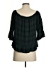 BB Dakota 100% Rayon Green 3/4 Sleeve Blouse Size S - photo 2