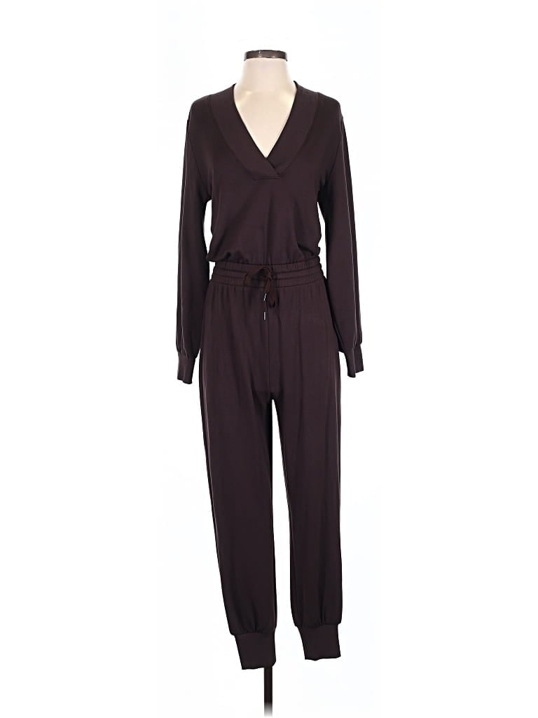 Pre-owned Calia Jumpsuit In Burgundy