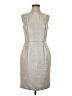 Cremieux Metallic Silver Cocktail Dress Size 4 - photo 1