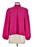 MELLODAY 100% Polyester Pink Long Sleeve Blouse Size M - photo 1