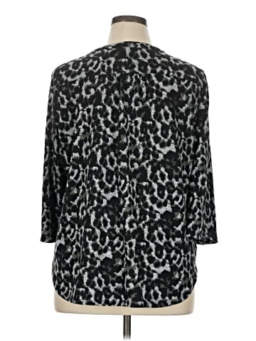 NY Collection 3/4 Sleeve Blouse (view 2)