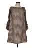 Bobeau Stripes Brown Casual Dress Size S - photo 1