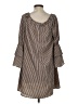 Bobeau Stripes Brown Casual Dress Size S - photo 2