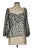 Express 100% Polyester Ivory 3/4 Sleeve Blouse Size L - photo 1